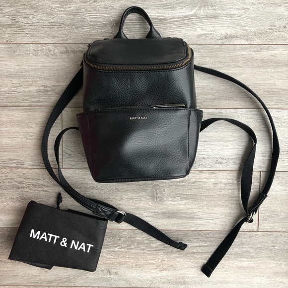 Matt & Nat Handbags - Matt & Nat / Bravesm / Small Vegan Backpack